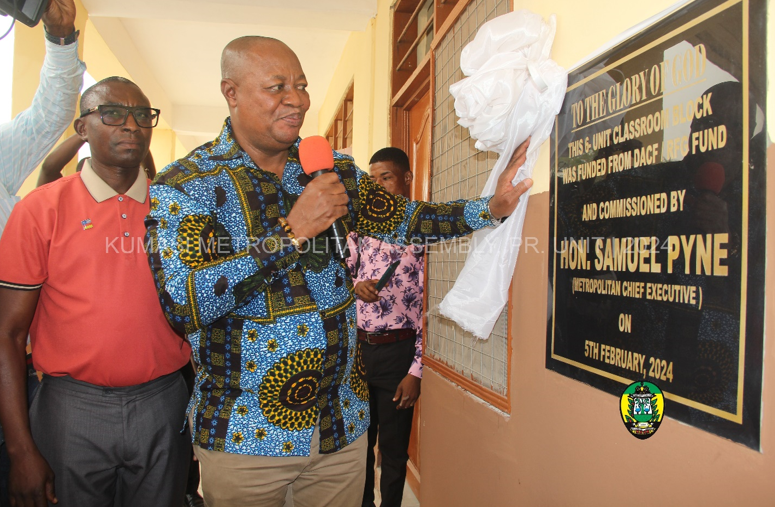 KUMASI MAYOR APPEALS FOR PROPER MAINTENANCE CULTURE OF PUBLIC FACILITIES.
