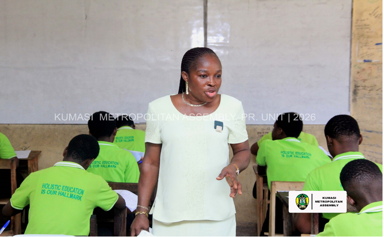 KMA OFFICIALS VISIT BECE CENTRES TO INSPIRE CANDIDATES TO WORK HARD FOR SUCCESS