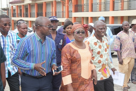 Local Government Minister keeps abreast of development projects in Kumasi