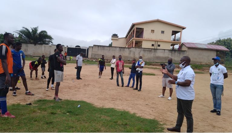 KMA SPORTS SUB-COMMITTEE EMBARKS ON COMMUNITY SENSITISATION ON COVID-19 PROTOCOLS