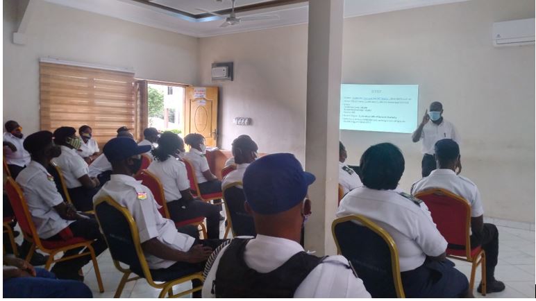 STAFF OF KMA UNDERGO TRAINING ON COVID-19 PREVENTIVE MEASURES AT WORKPLACES.