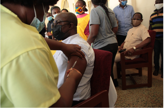 COVID-19 VACCINATION BEGINS IN KUMASI METROPOLIS
