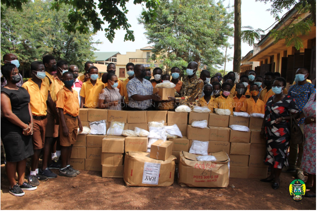 BASIC SCHOOLS IN KUMASI RECEIVES PPEs