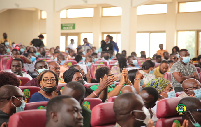 A section of the assembly members at the event