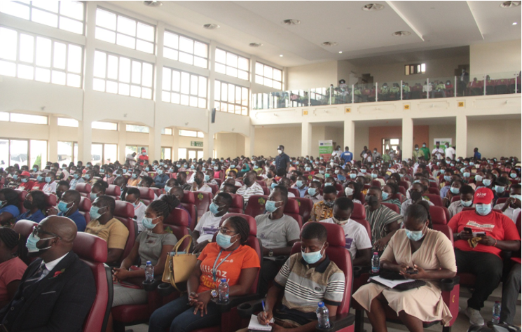 A section of the youth at the Job Fair