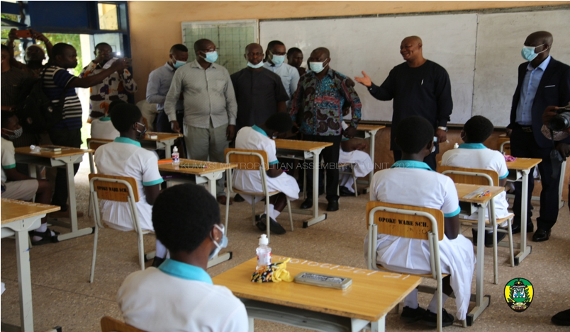 KMA BOSS URGES BECE CANDIDATES TO TAKE ADVANTAGE OF FREE SENIOR HIGH SCOOL.